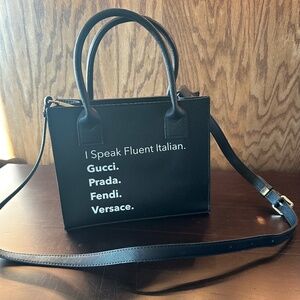 LA/TC I Speak Fluent Italian Mini Tote
